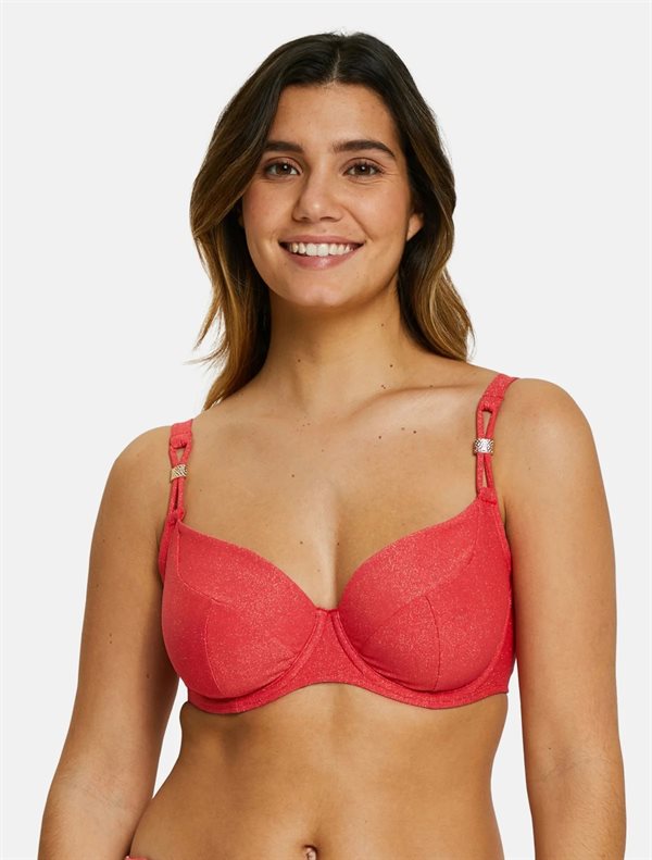 BASK IN BLISS BIKINI POPPY RED