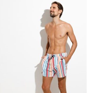 PANOS EMPORIO MAN BADHORTS BEACH STRIPE