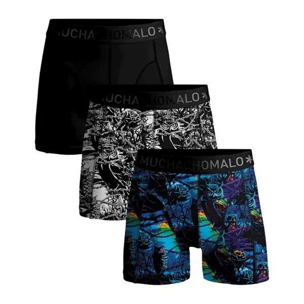 MUCHACHO BARBWIREOWL 3P BOXERS