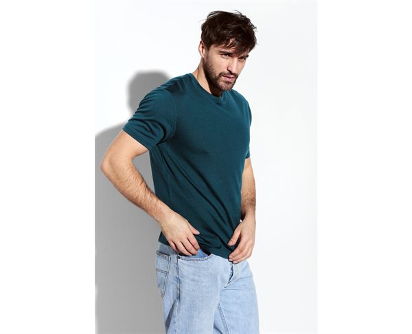 PANOS EMPORIO WOOL/TENCEL TEE SHIRT