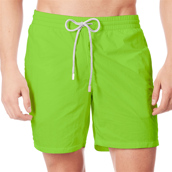 ZEYBRA - BEACH SHORTS SOLID LIME