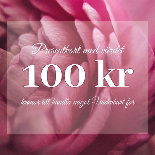 PRESENTKORT 100:-