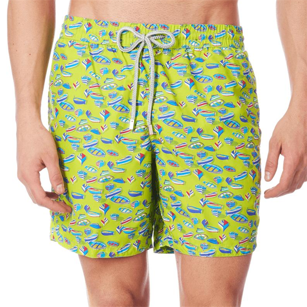 ZEYBRA - BEACH SHORTS LIME