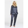 DAMELLA SATIN PYJAMA ANTRAZIT