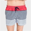 MASSANA - BADSHORTS RED N STRIPES