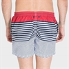 MASSANA - BADSHORTS RED N STRIPES