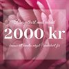 PRESENTKORT 2000:-